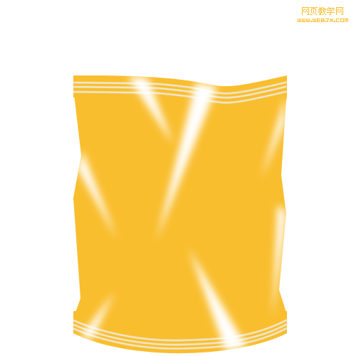 photoshop繪制撕開口的樂事美味薯片塑料包裝_網頁設計