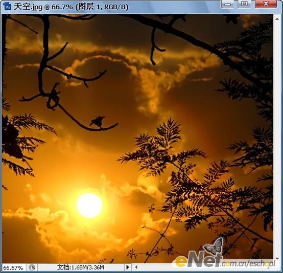 photoshop照片合成教程：月夜飛翔