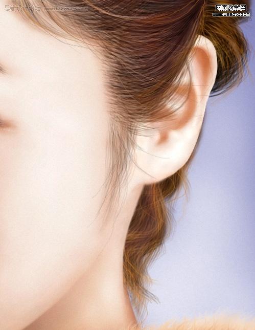 photoshop鼠繪教程:氣質美女_webjx.com