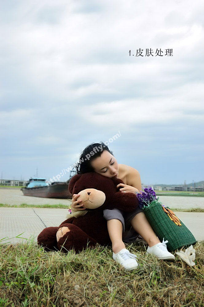 photoshop打造唯美青色調