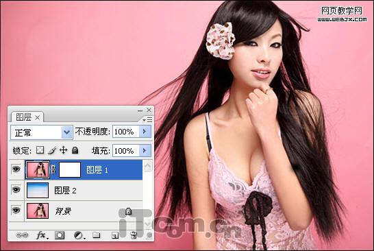 ps摳圖教程:顏色范圍命令摳出性感美女_網頁設計