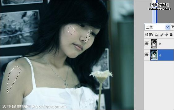 photoshop把圖片調成冷艷憂郁色調-www.webjx.com