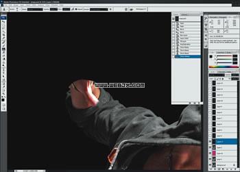 4ps制作令人驚嘆的毀滅性的男子體態水下效果_webjx.com