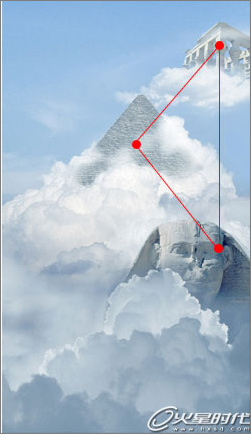 photoshop照片合成：夢回埃及