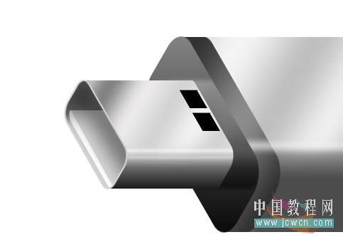 photoshop詳細繪制質感8gb的u盤_webjx.com