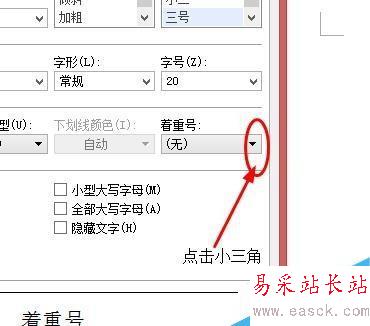 word中文字如何添加著重號？