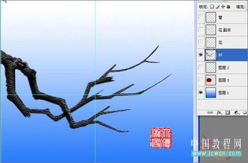 photoshop教程：鼠繪梅花_網頁設計webjx.com網絡轉載