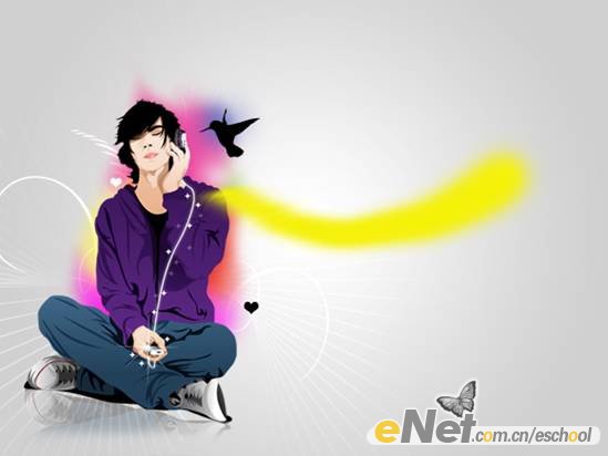 photoshop打造時尚音樂宣傳畫面