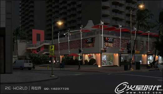 photoshop模擬燈光場景3d渲染光感_webjx.com