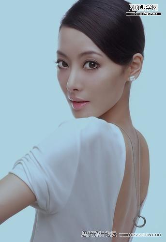 photoshop調出晶瑩通透露肌膚