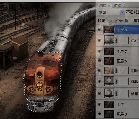 photoshop調色教程:調出照片經典暗光金色調效果-網頁設計