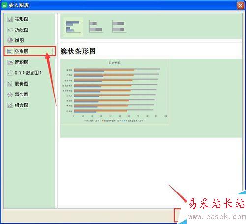 excelr操作：在WPS表格怎樣制作條形圖