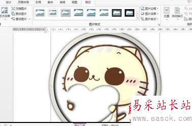 Word2013中對插入圖片樣式進行設置的操作方法