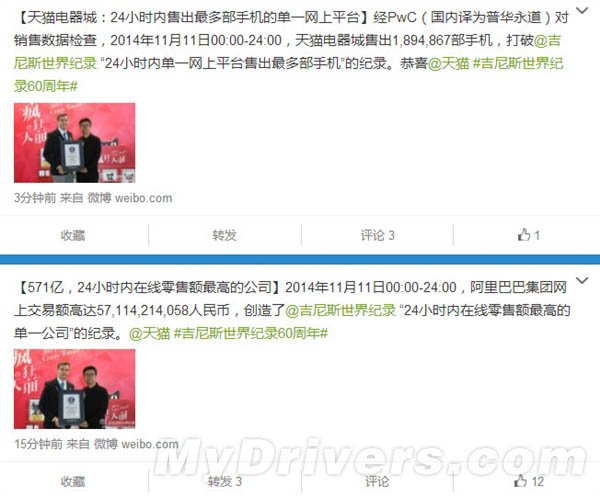 破吉尼斯記錄！天貓雙11竟賣出這么多手機
