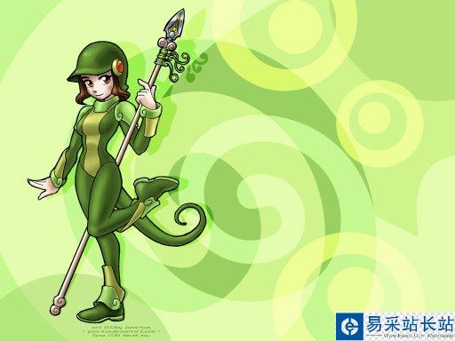 一套完整的Linux卡通妹妹圖片
