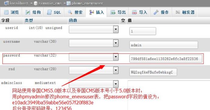 帝國CMS忘記后臺登陸密碼怎么辦