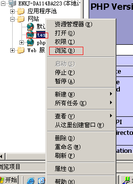Windows2003系統iis搭建網站