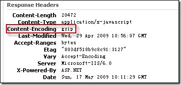 IIS上啟用Gzip壓縮(HTTP壓縮) 詳解