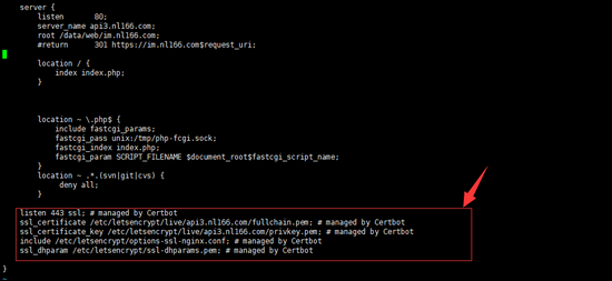 nginx,配置,https,代碼