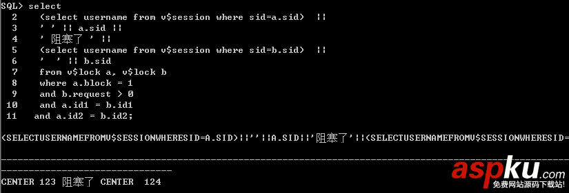 Oracle數據表中的死鎖情況解決方法