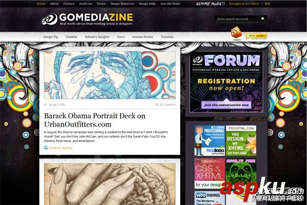 12個超酷國外Web2.0個人網站欣賞