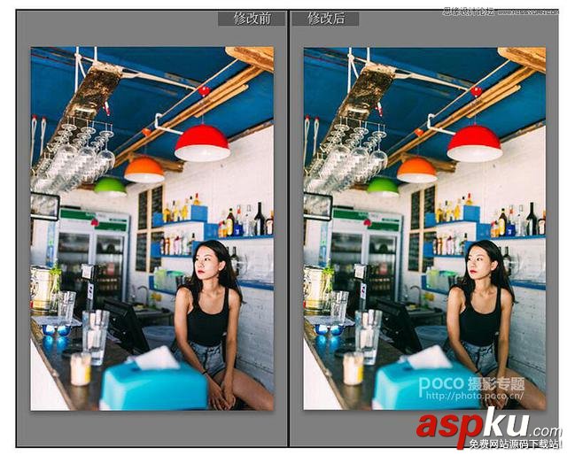 Photoshop調出人像照片質感的電影膠片效果