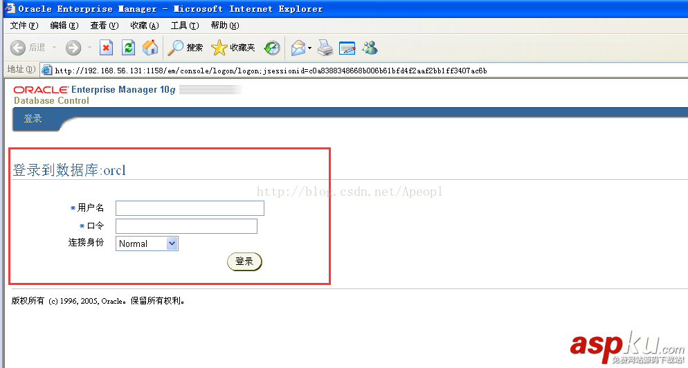 window,Oracle10g