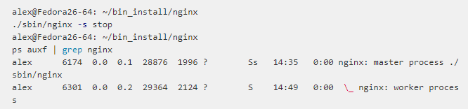 nginx,信號集