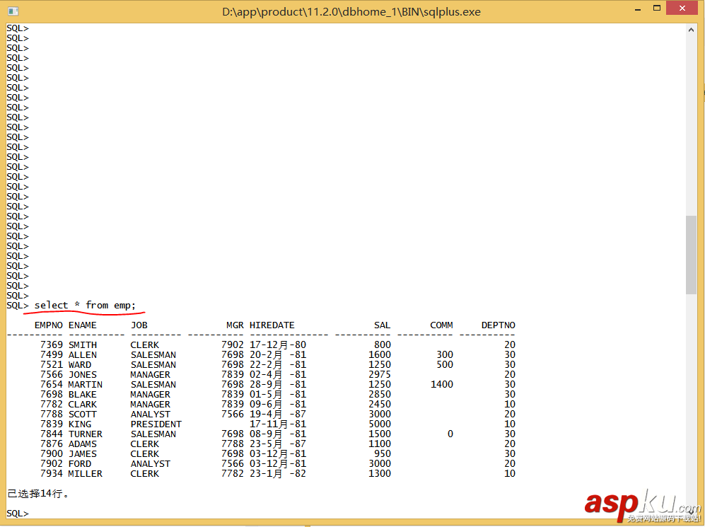 oracle11g數據庫配置