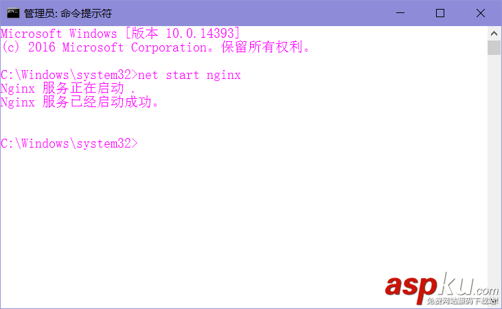 Server2016,Nginx,安裝配置
