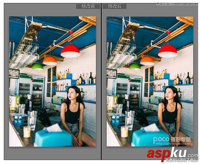 Photoshop調出人像照片質感的電影膠片效果