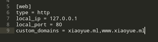 nginx,frps服務器,web,80端口