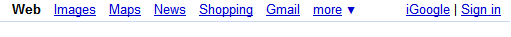 google.com中的英文超級鏈接