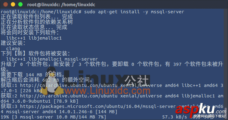 Ubuntu,安裝,SQL,Server,SqlServer,for,Linux