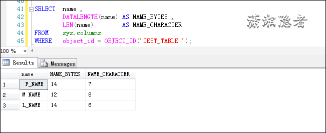 SQLServer,表名,列名,空格,代碼