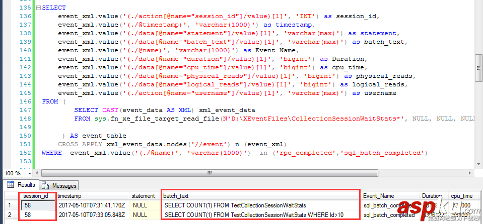 sql獲取session等待信息,sql2016級別等待信息