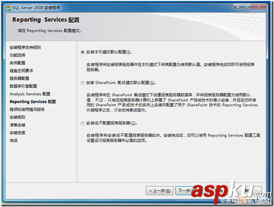 Windows7下Microsoft SQL Server 2008安裝圖解和注意事項
