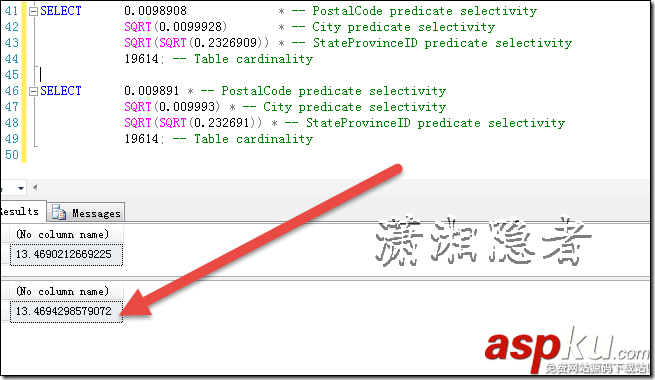 SQL Server,基數估計算法
