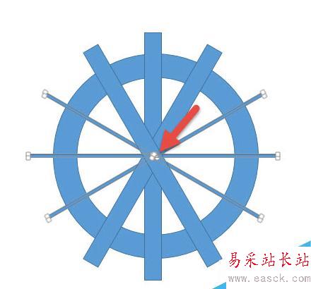 如何用PPT繪制設計一個分割型環形圖？