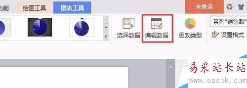 如何制作簡單的PPT餅形圖表