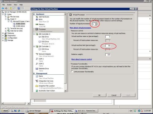 Windows Server 2008虛擬機ERP壓力測試