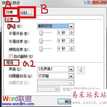 效果選項