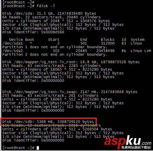 VMware,centos添加硬盤