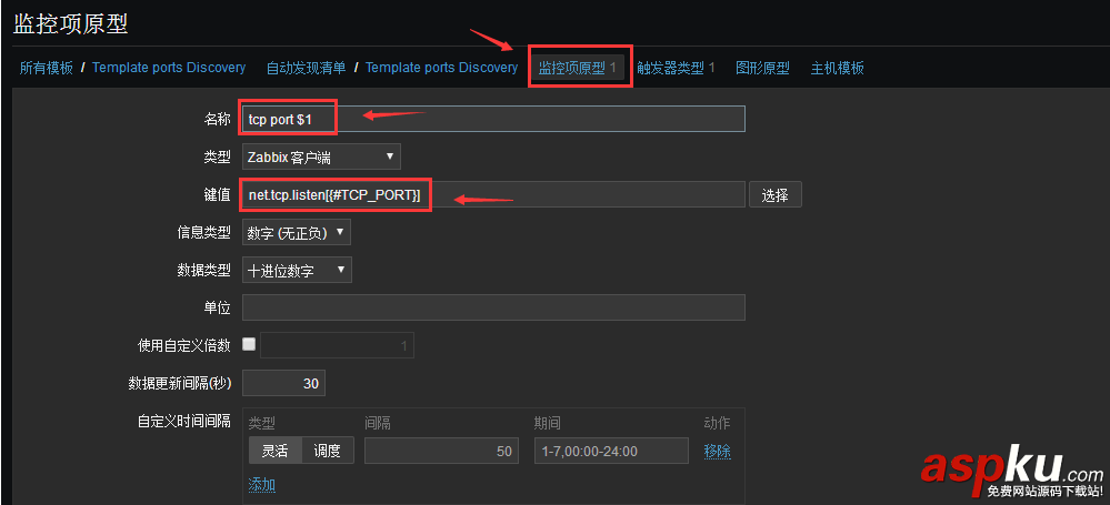 zabbix,監控,端口狀態