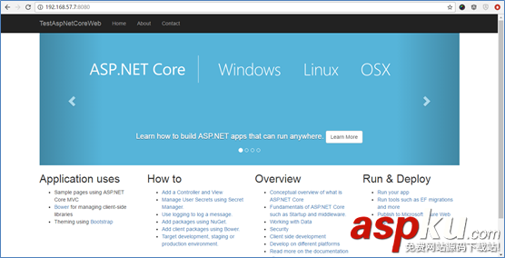 asp.net,core,docker,Docker運行ASP.NET