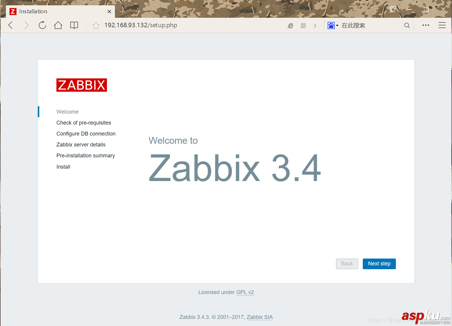 Centos7,安裝,Zabbix3.4,Zabbix3.4安裝步驟