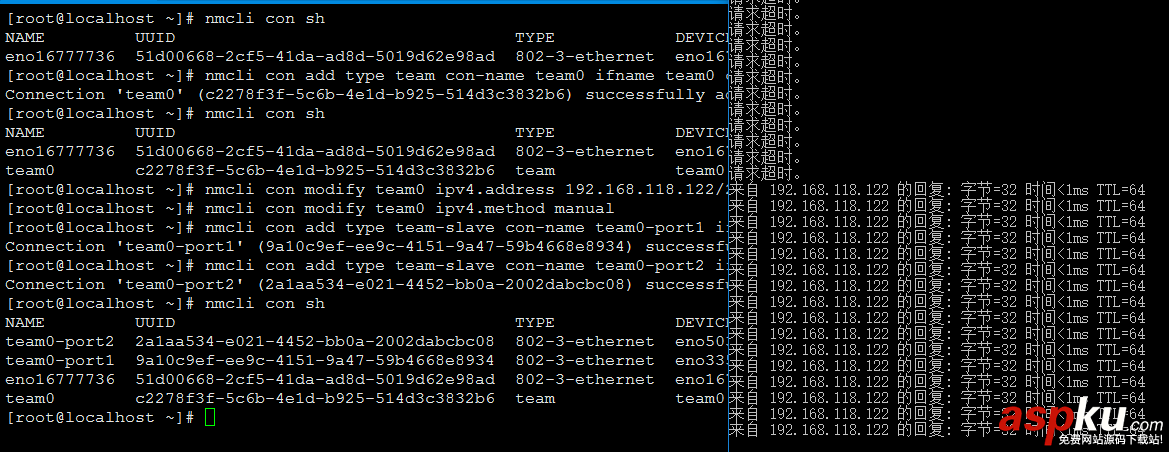 centos7,雙網卡綁定,rhel7,centos