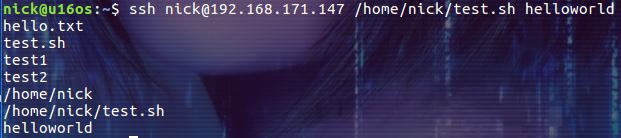 SSH,遠程執行任務,遠程