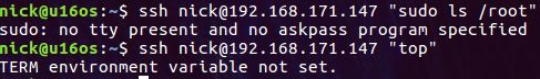 SSH,遠程執行任務,遠程