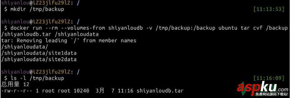 Docker,數據卷管理,管理數據